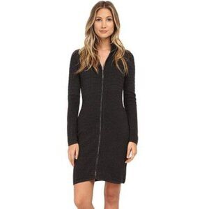 Calvin Klein Dark Grey Zip-Up Sweater Dress